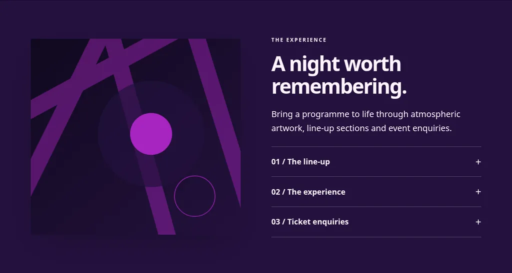 Events Pro design preview