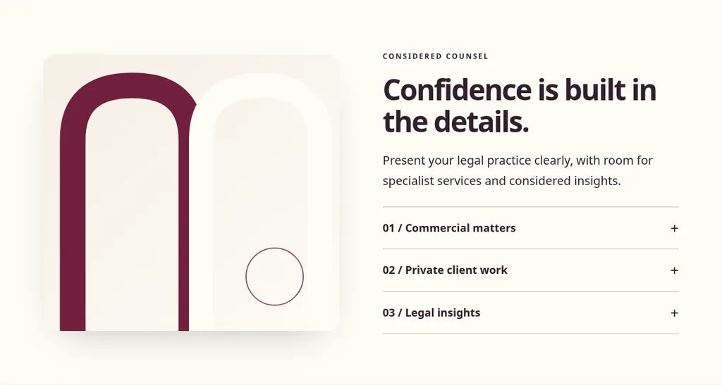 Legal Pro design preview