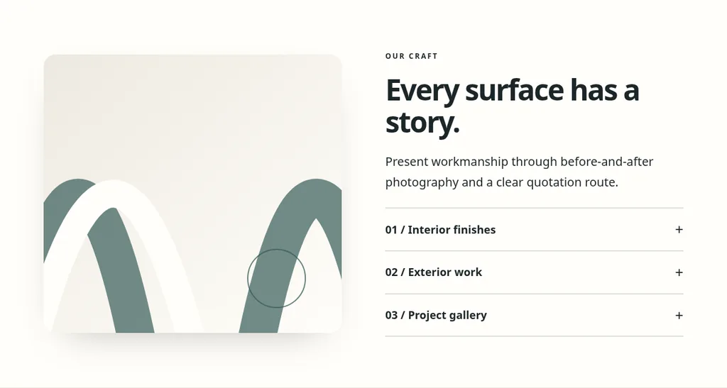 Plastering Pro design preview