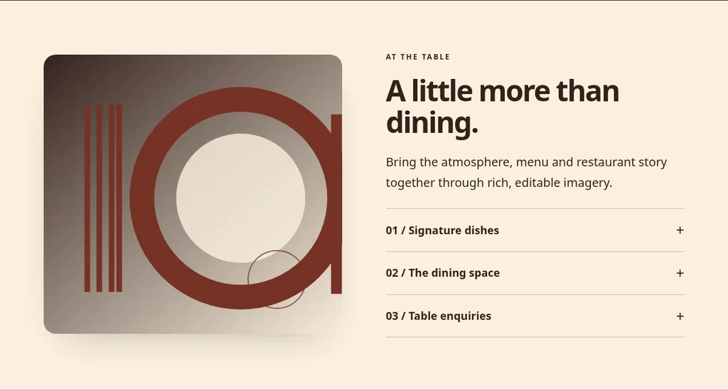 Restaurant Classic design preview