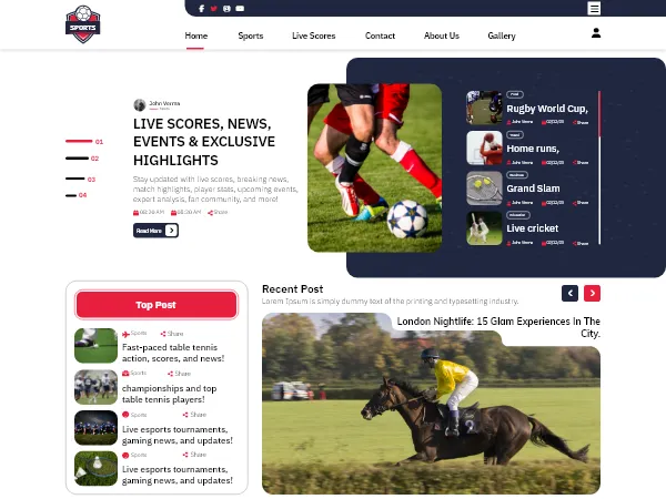RoMi Multi Sports Club design preview
