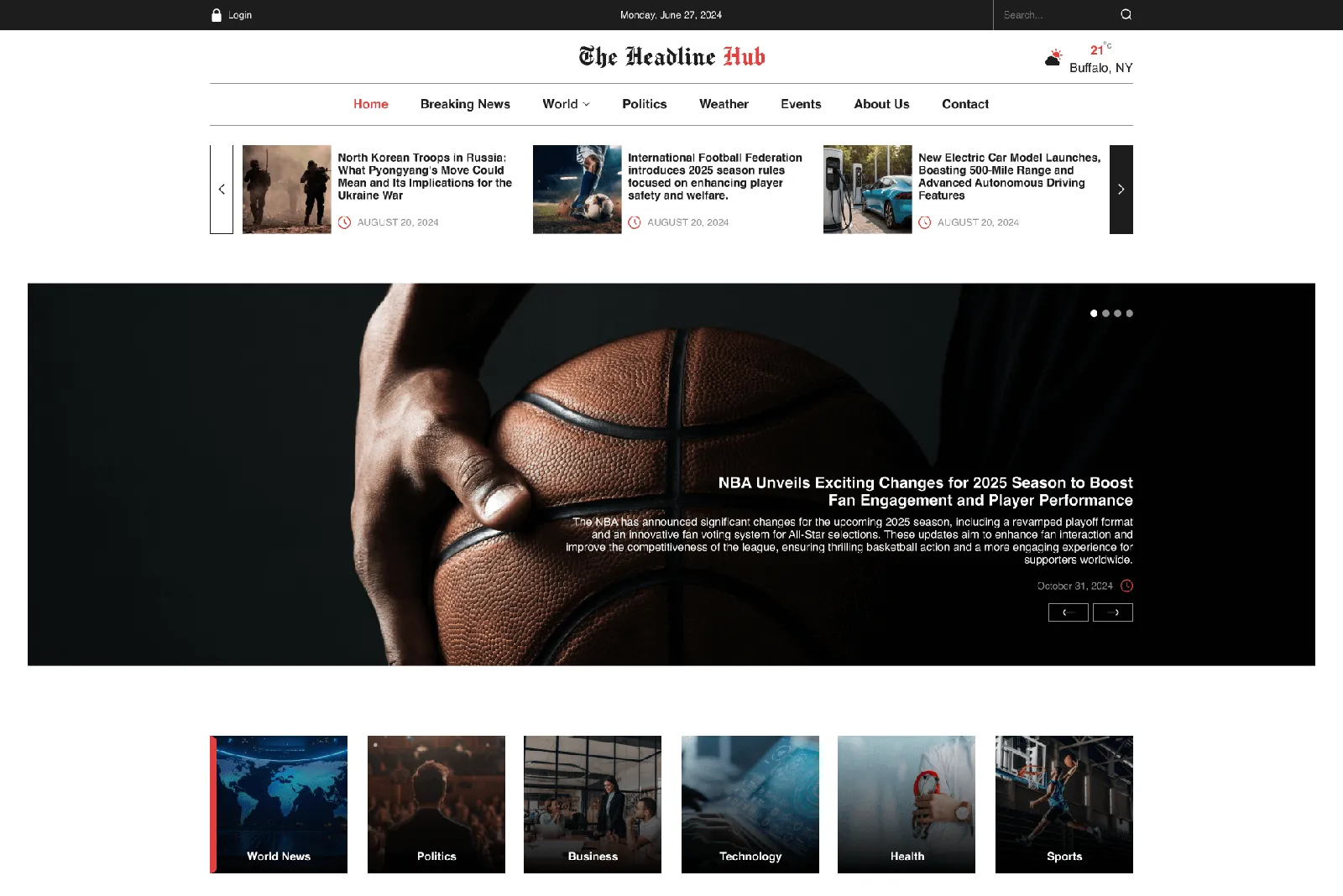 RoMi News Channel design preview