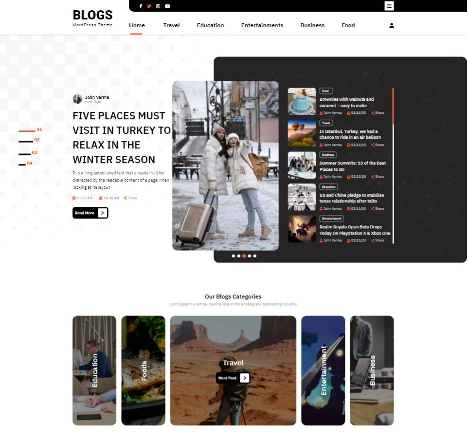 RoMi Blogger design preview