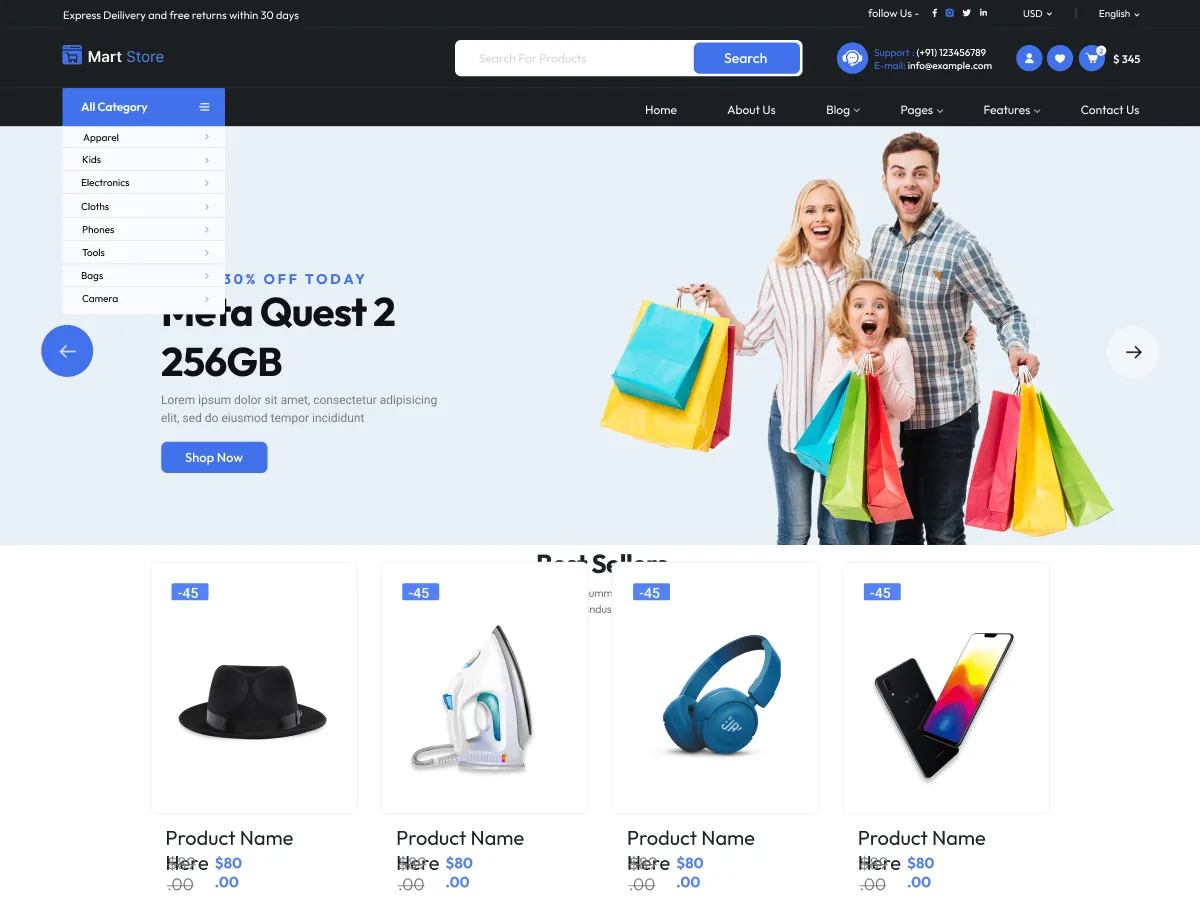RoMi Storefront design preview
