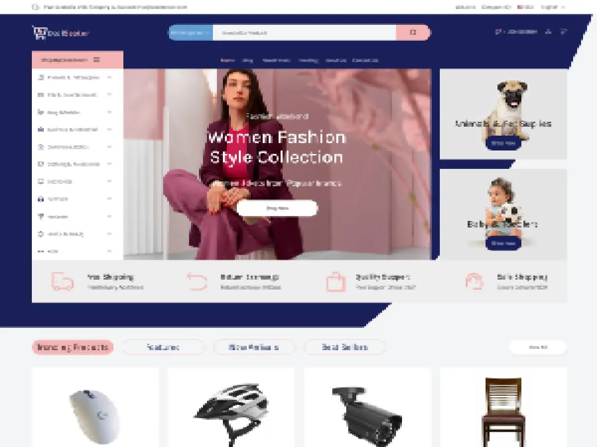 RoMi Storefront Eshop design preview